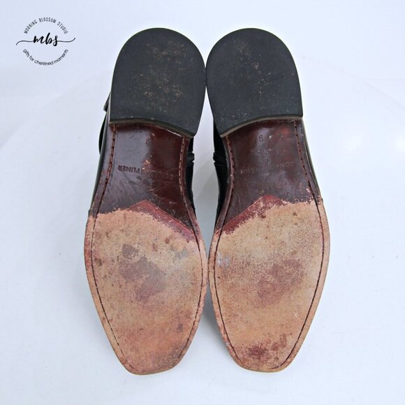 Donald J. Pliner Zaccaro Ankle Leather Boots Black Men 9 - Picture 12 of 14